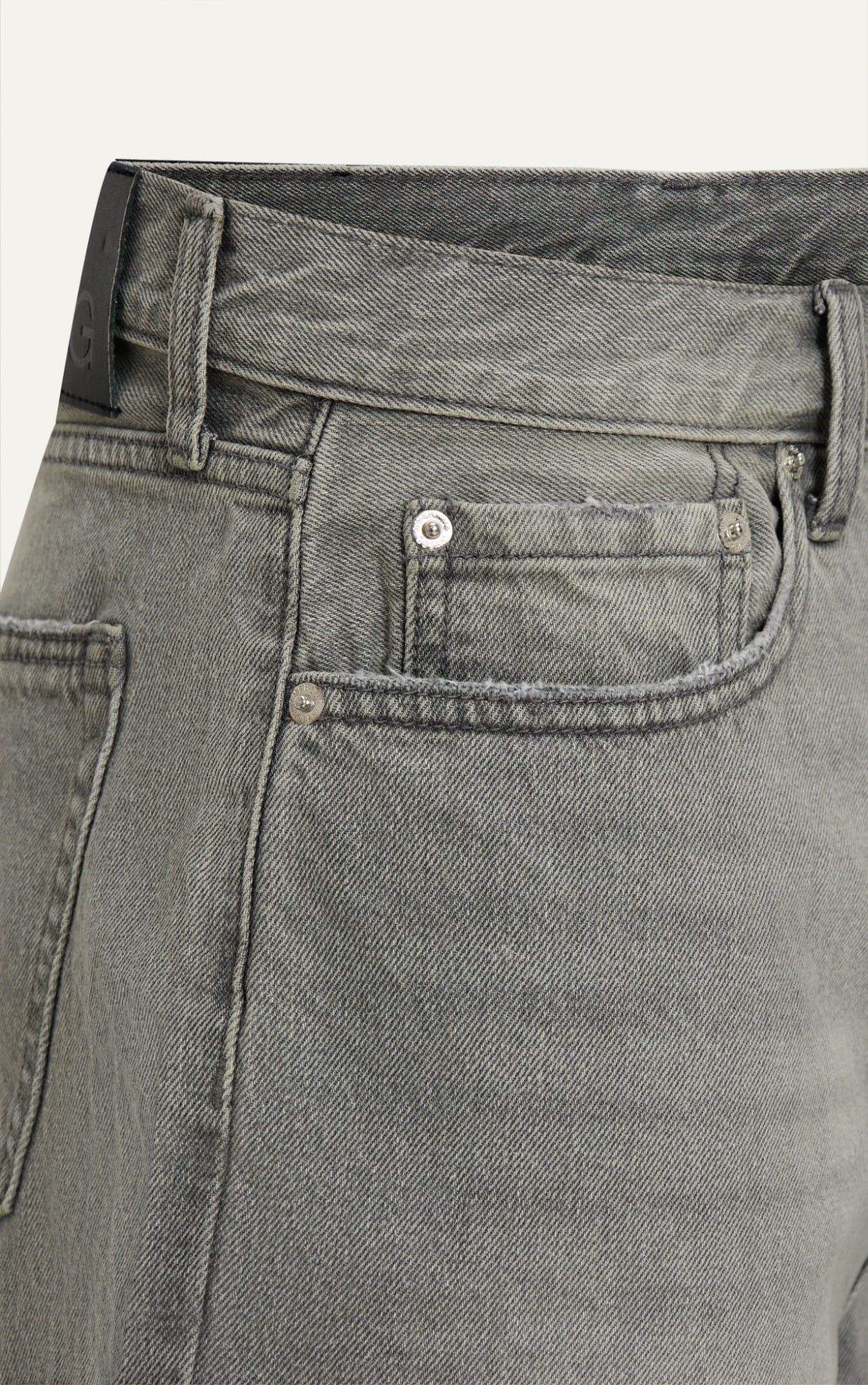  SHORT NAM JEAN X2-LOOSE FIT XÁM WASH 