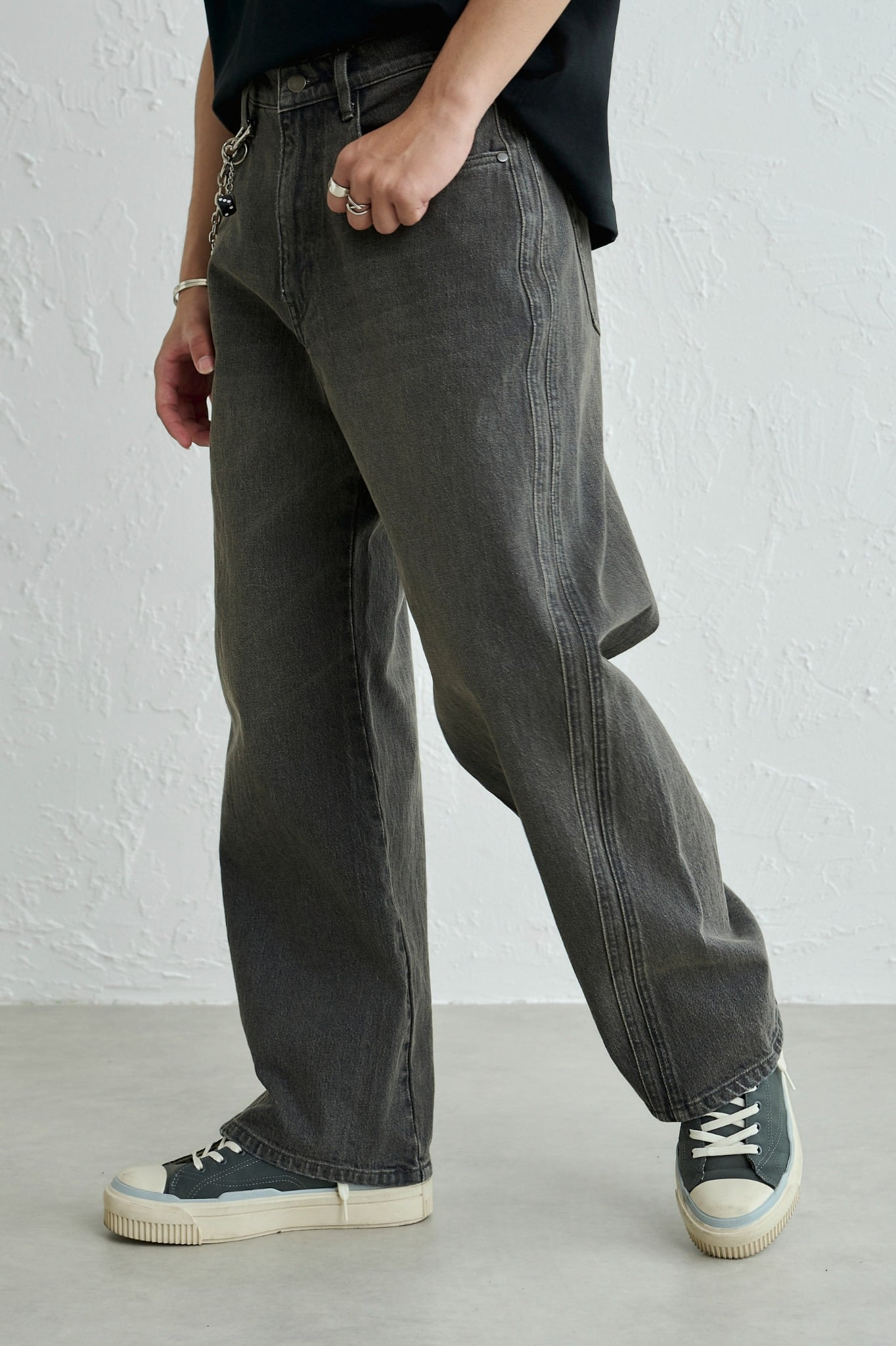  JEAN NAM Y03-LOOSE FIT XÁM WASH 