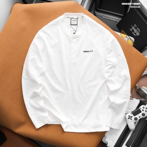 Áo thun dài tay Heboz henley club 2M - 00003257