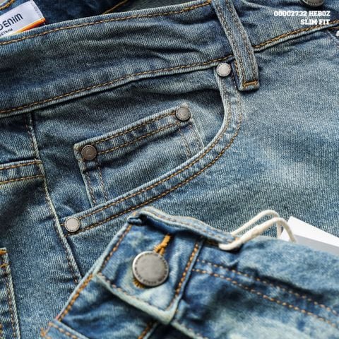 Quần jean nam Heboz dáng slim D035 - 00002732