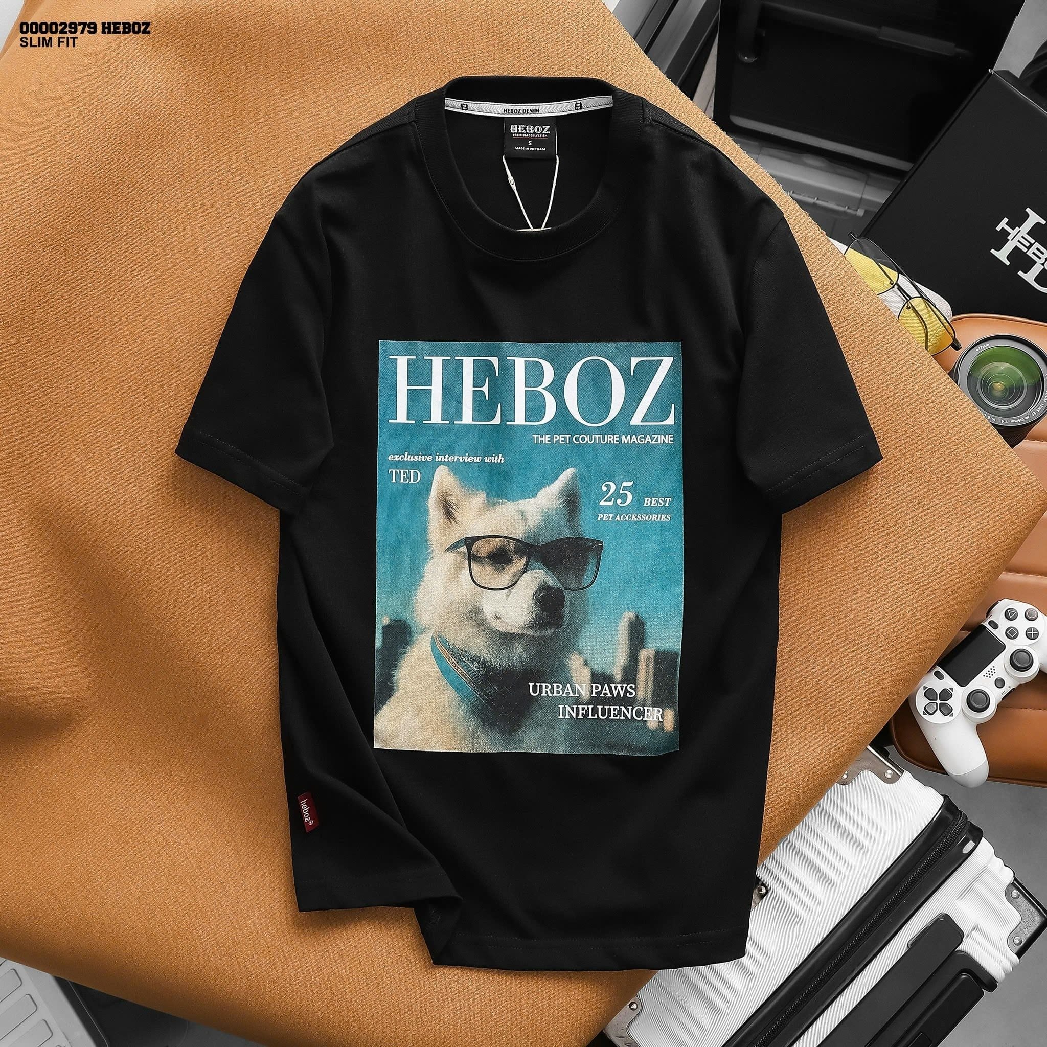 Áo thun nam HEBOZ Urban Paws - 00002979