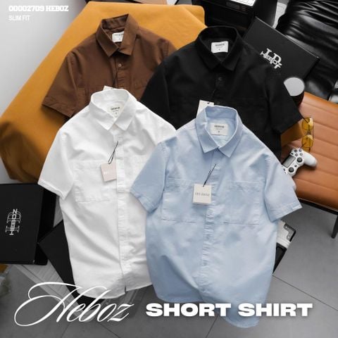 Áo sơ mi nam Heboz kaki NT 3M - 00002709
