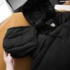 Áo khoác phao Heboz black relax - 00003252