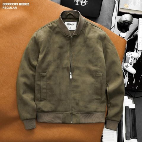 Áo khoác Heboz bomber suede 3M - 00003313
