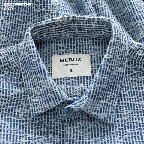 Áo sơ mi Heboz jacquard ngắn tay 2 - 00003346