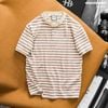 Áo thun Heboz henley striped 4M - 00003310