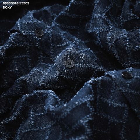 Áo sơ mi Heboz jacquard ngắn tay 4 - 00003348