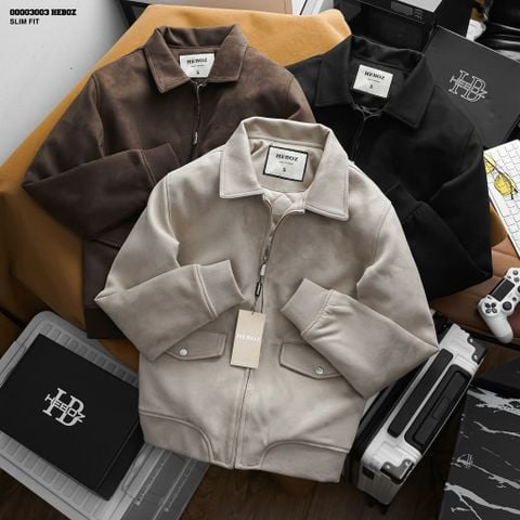 Áo khoác nam Heboz da lộn Exclusive 3M - 00003003