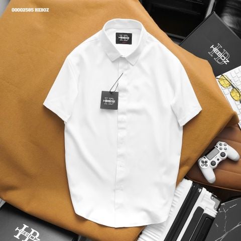 Áo sơ mi nam Heboz ngắn tay Gân chéo 3M - 00002585