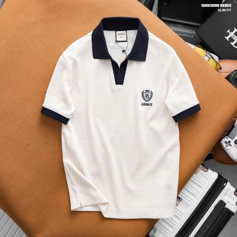 Áo polo nam HEBOZ Royal Crest 2M - 00003098