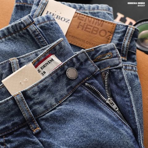 Quần jean nam Heboz dáng baggy D114 - 00003111