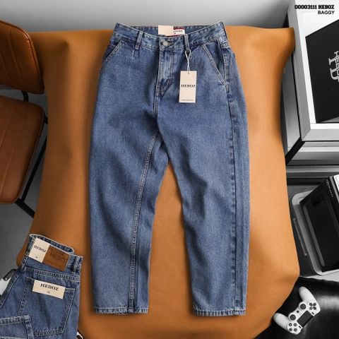 Quần jean nam Heboz dáng baggy D114 - 00003111