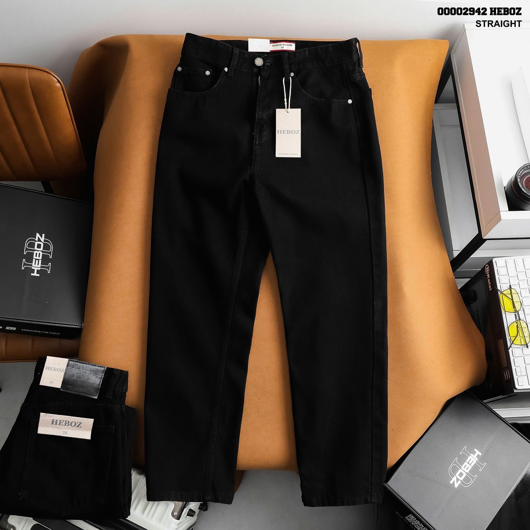 Quần jean nam Heboz dáng suông D078 - 00002942