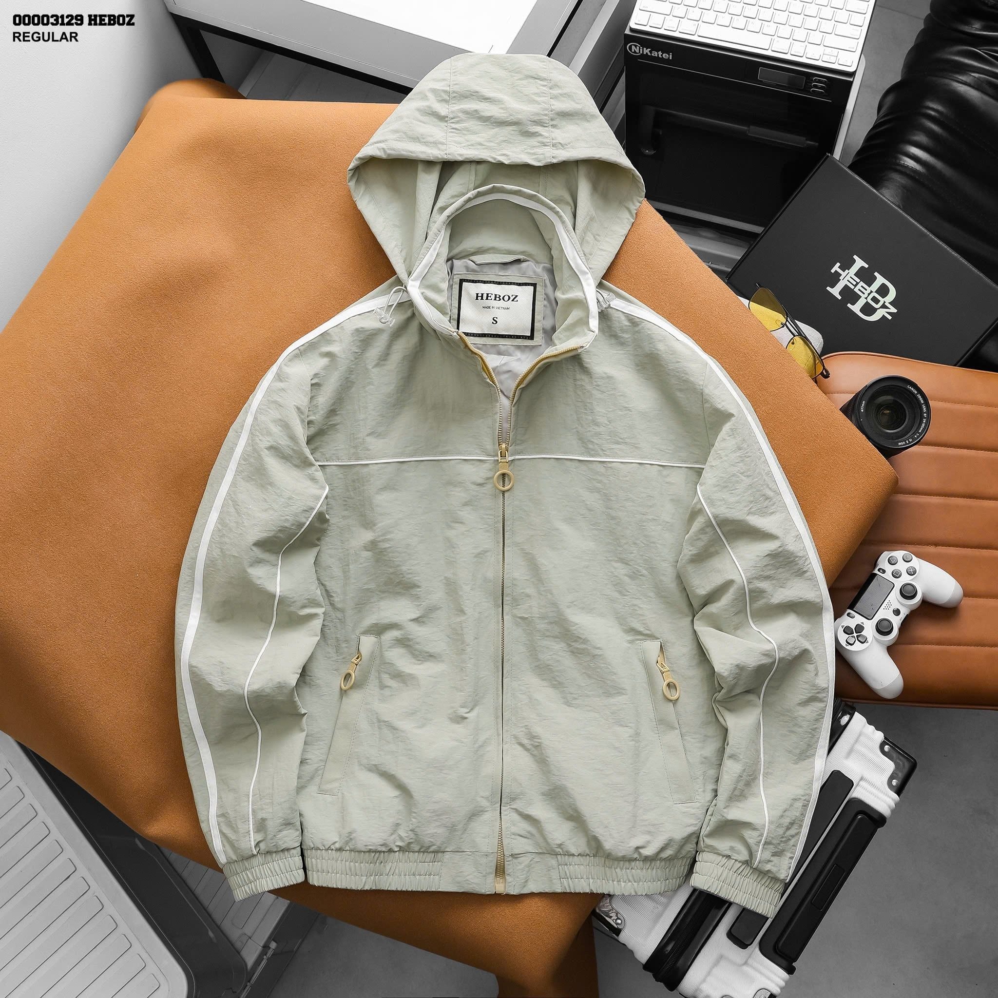 Áo khoác gió nam HEBOZ Hidden Hood 3M - 00003129