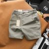 Quần short nam Heboz kaki classic slim 4M - 00003128