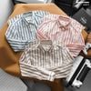 Áo sơ mi nam HEBOZ linen urban stripe 3M - 00003154