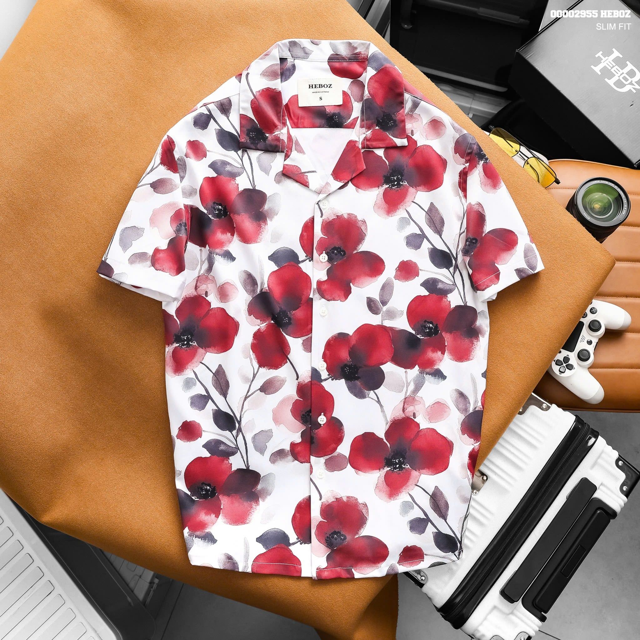 Áo sơ mi nam Heboz Urban Red - 00002955