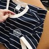 Áo thun HEBOZ striped logo Origi 2M - 00003182
