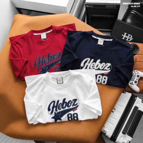 Áo thun nam HEBOZ Star 88 3M - 00003103