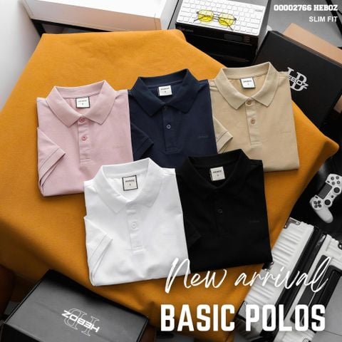 Áo polo nam Heboz basic slim 5M - 00002766