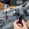 Quần jean nam slim trơn HEBOZ D03 - 00003152