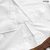 Áo sơ mi HEBOZ trắng cotton basic - 00003184