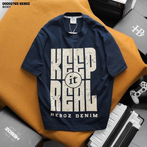Áo thun nam Heboz keep boxy 2M - 00002765