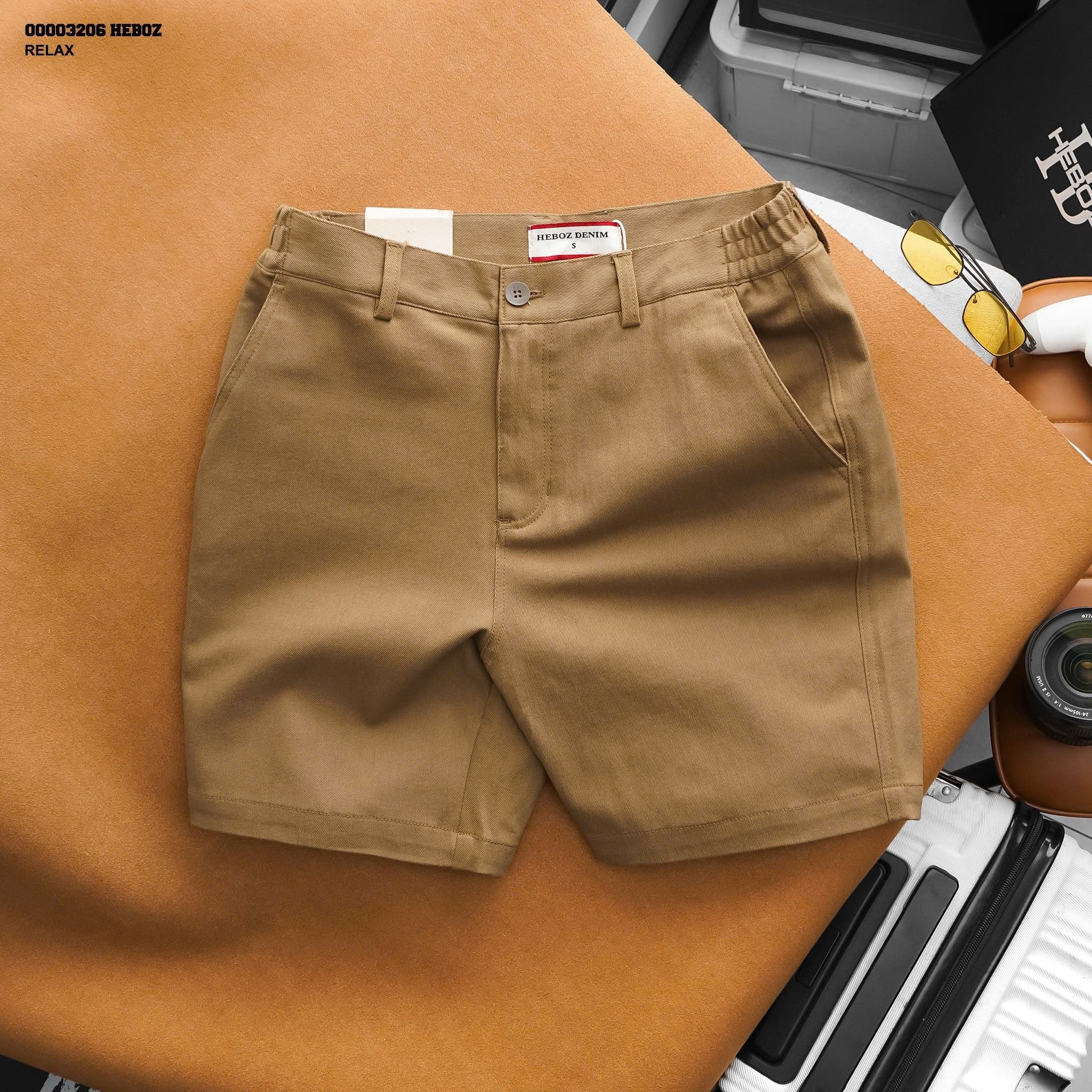 Quần short HEBOZ cạp thun relax 4M - 00003206