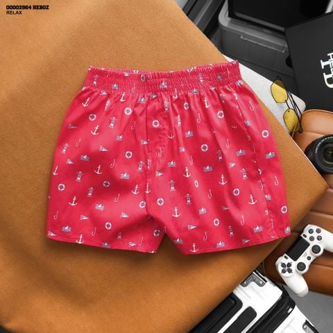 Quần ngủ nam Heboz cotton pattern 5M - 00002964