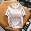 Áo polo HEBOZ striped Vneck 4M - 00003173