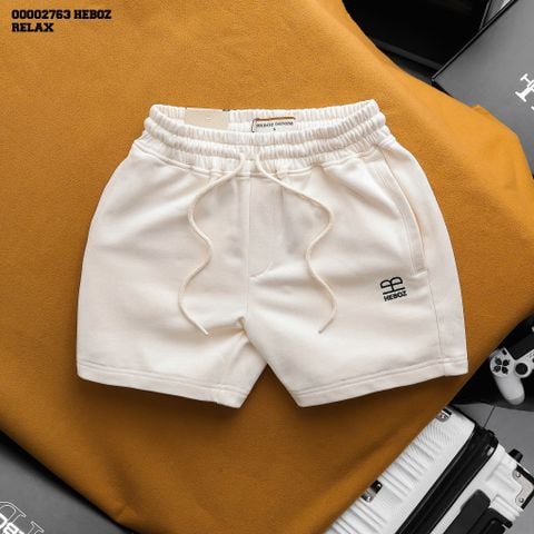 Quần short nam Heboz nỉ basic 3M - 00002763