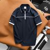 Áo polo nam HEBOZ Signature Zip 4M - 00003016