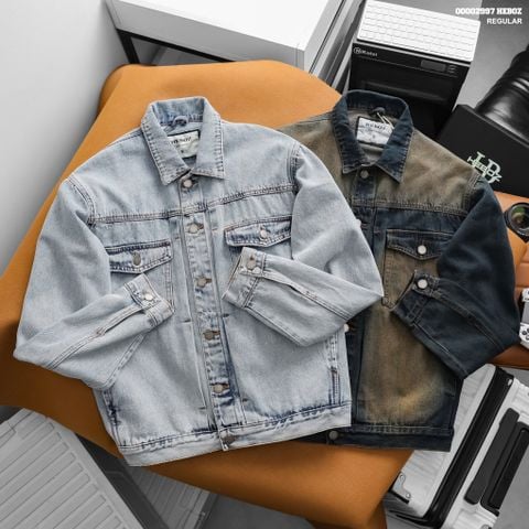 Áo khoác Jean nam Heboz Urban regular 2M - 00002997