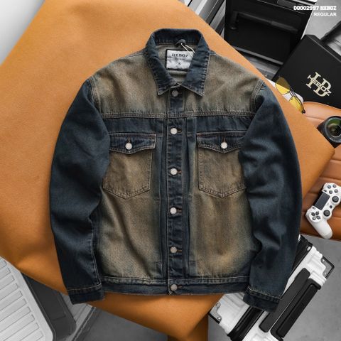 Áo khoác Jean nam Heboz Urban regular 2M - 00002997