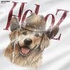 Áo thun HEBOZ print pet 2M - 00003236