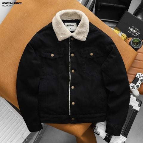 Áo khoác jean nam Heboz lót lông 2M - 00002941