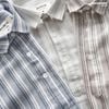 Áo sơ mi nam HEBOZ linen henley stripe 3M - 00003156