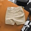 Quần short Heboz kaki jean classic 4M - 00003264