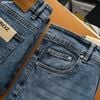 Quần jean Heboz dáng slim trơn D41 - 00003267