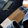 Quần jean Heboz slim ripped D201 - 00003283