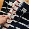 Áo polo Heboz striped zipper 3M-00003291