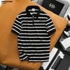 Áo polo Heboz striped zipper 3M-00003291