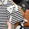 Áo polo nam Heboz classic striped 1M  - 00002970