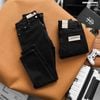 Quần jean nam Heboz dáng slim trơn D062 - 00002897