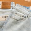 Quần jean nam Heboz dáng slim trơn D073 - 00002914