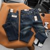 Quần jean nam Heboz dáng slim trơn D101 - 00003007
