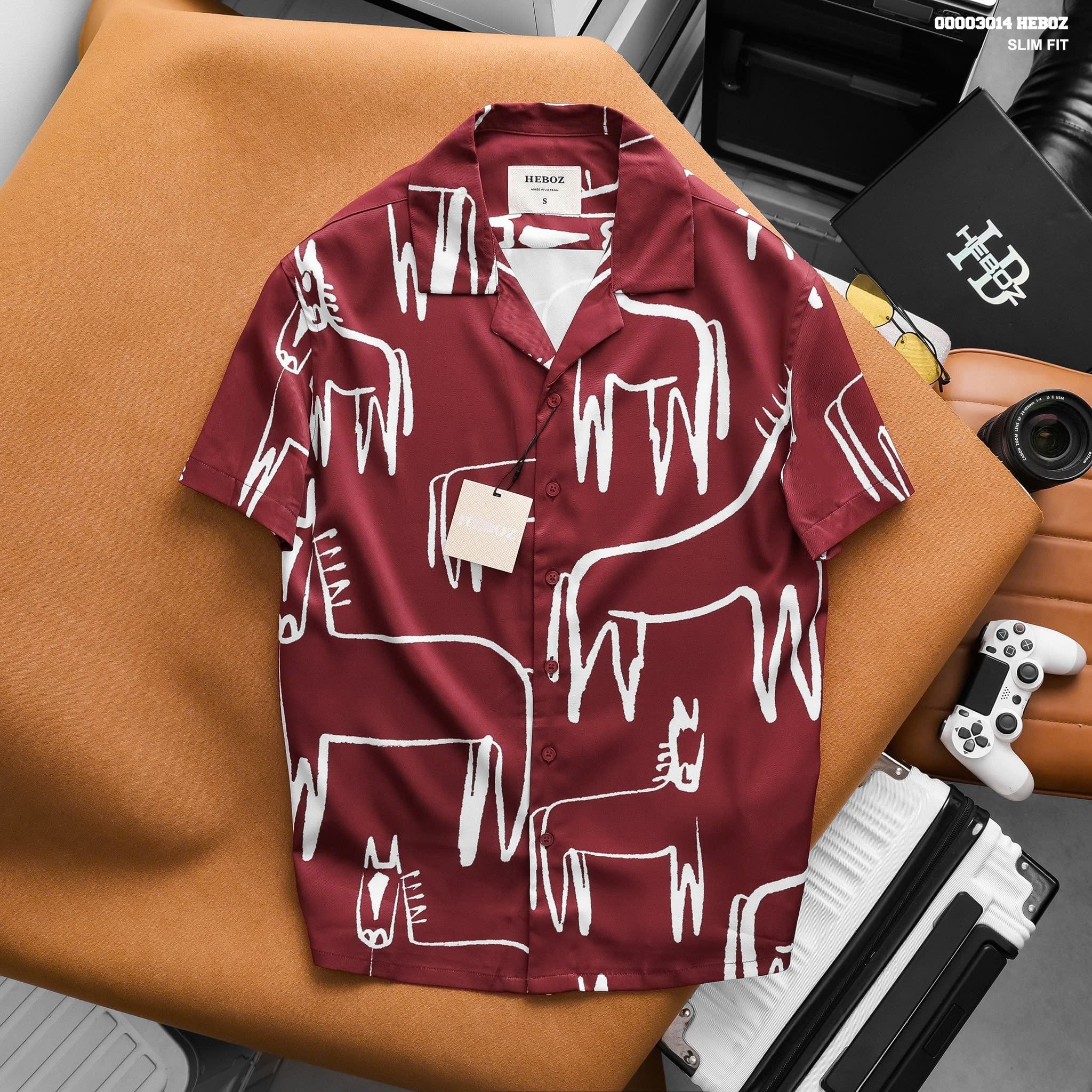 Áo sơ mi nam Heboz urban Equestrian 3M - 00003014