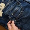 Quần jean nam Heboz dáng slim trơn D32 - 00003253