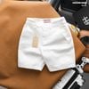 Quần short Heboz kaki basic slim 4M - 00003286