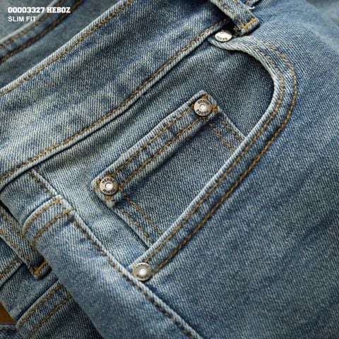 Quần jean Heboz slim trơn D203 - 00003327